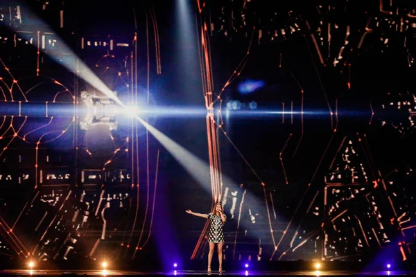 Alma desde France Eurovision 2017 - foto de stock