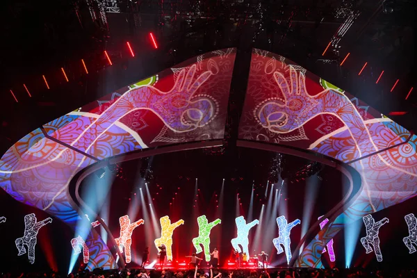 Francesco Gabbani da Itália Eurovisão 2017 — Fotografia de Stock