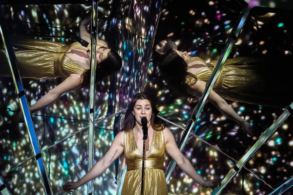 Lucie Jones do Reino Unido Eurovision 2017 — Fotografia de Stock