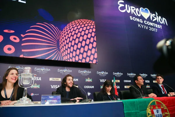 Salvador Sobral from Portugal Eurovision 2017 — Stock Photo