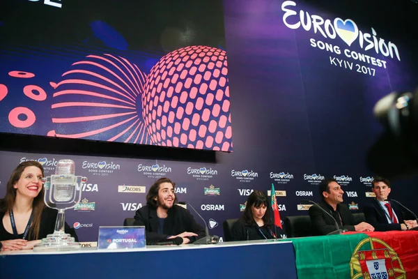 Salvador Sobral du Portugal Eurovision 2017 — Photo de stock