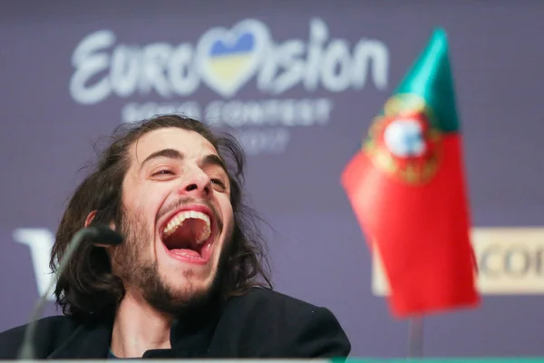 Salvador sobral aus portugal eurovision 2017 — Stockfoto