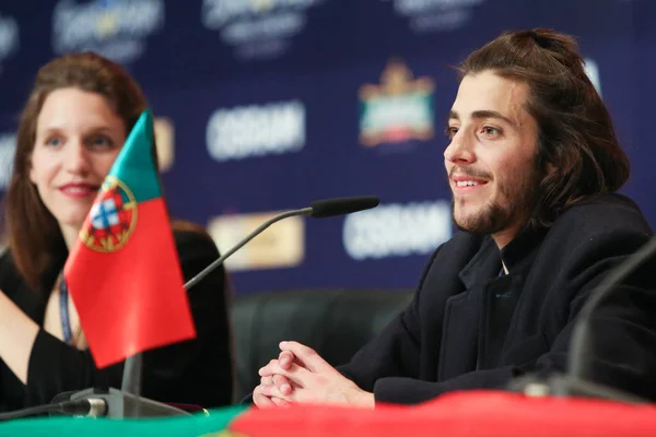 Salvador Sobral from Portugal Eurovision 2017 — Stock Photo