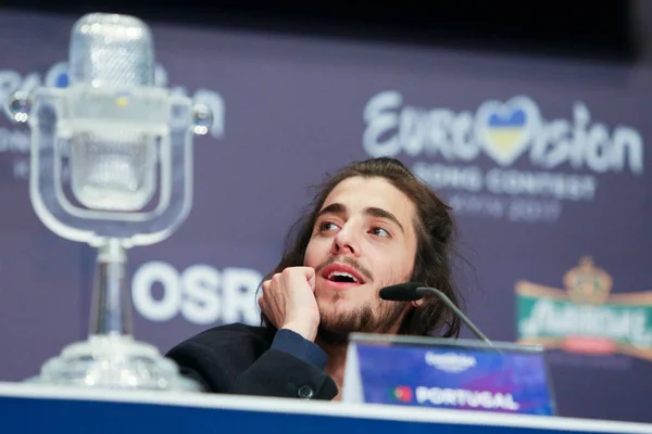 Salvador Sobral du Portugal Eurovision 2017 — Photo de stock