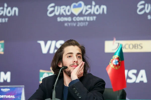 Salvador Sobral du Portugal Eurovision 2017 — Photo de stock