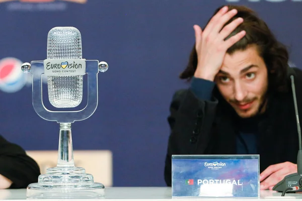 Salvador Sobral du Portugal Eurovision 2017 — Photo de stock
