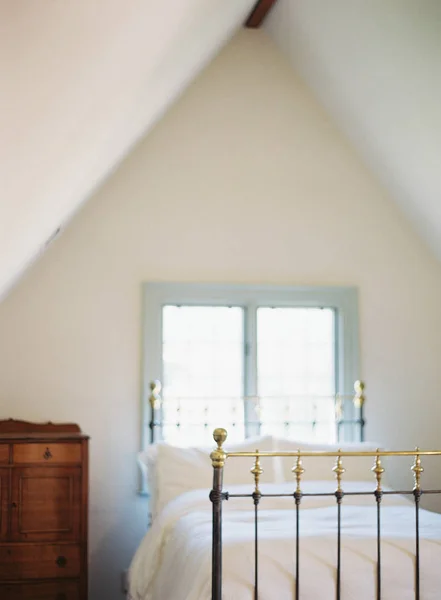 Klasik yatak odası iç — Stok fotoğraf