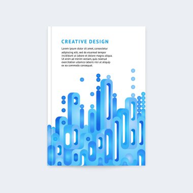  soyut dikey A4 kapak