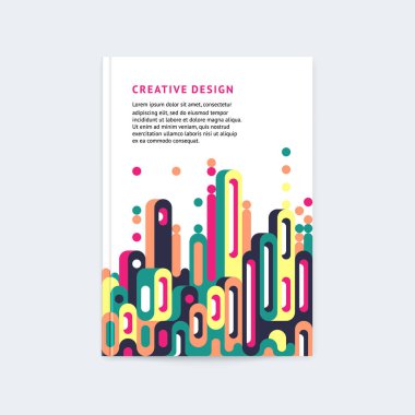  soyut dikey A4 kapak