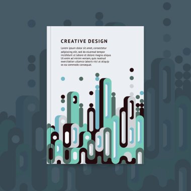  soyut dikey A4 kapak