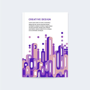  soyut dikey A4 kapak