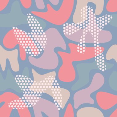 kamuflaj soyut desen