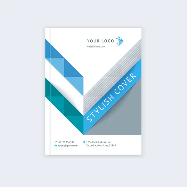Brochure sjabloon lay-out — Stockvector