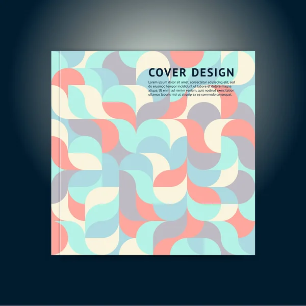 Geometrische kleur cover — Stockvector