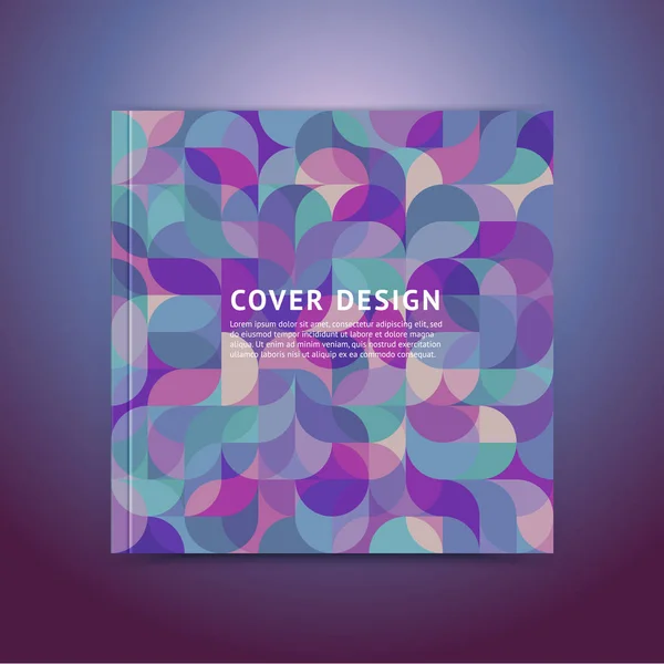 Geometrische kleur cover — Stockvector