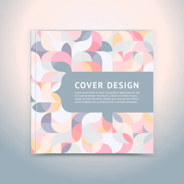 Geometrische kleur cover — Stockvector