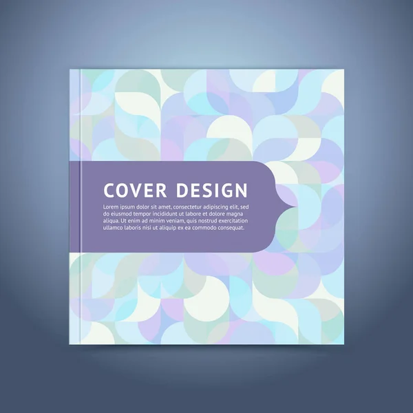 Geometrische kleur cover — Stockvector