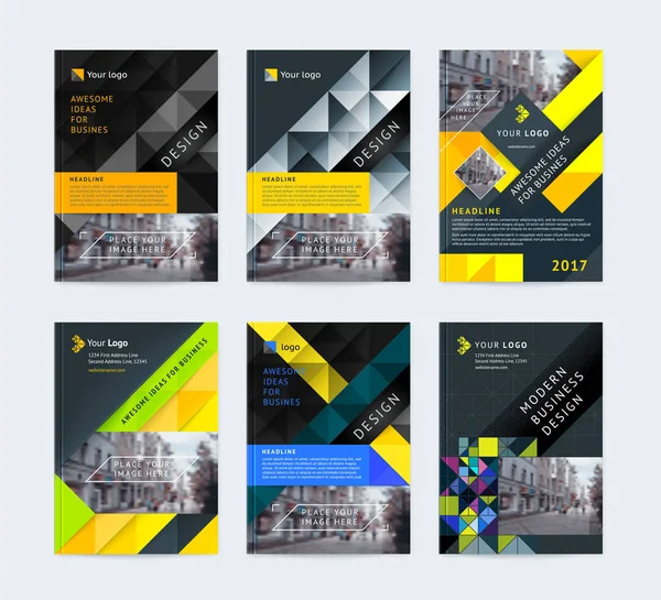 Templates booklet cover — Stock Vector © uzhveko #160328198