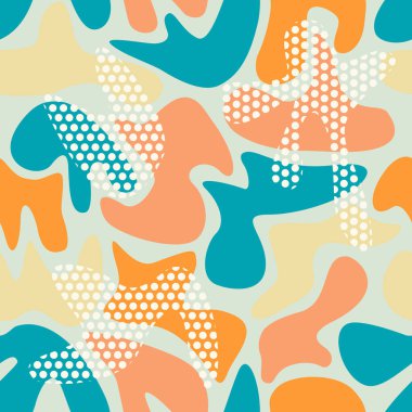 kamuflaj soyut desen