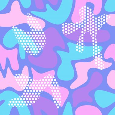 kamuflaj soyut desen