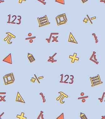 okul konulu seamless modeli 