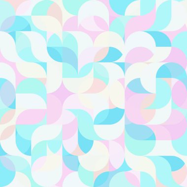 dalgalı geometrik formlar paterni