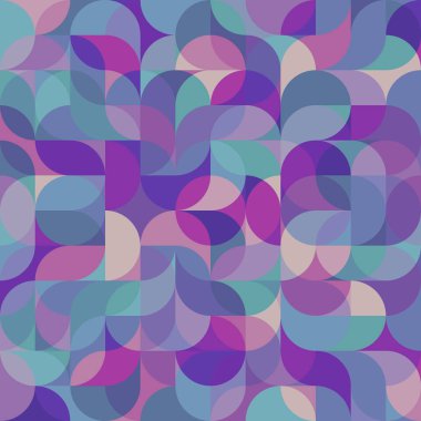 dalgalı geometrik formlar paterni