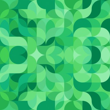 dalgalı geometrik formlar paterni