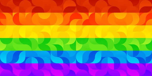 Colorido fundo bandeira gay — Vetor de Stock