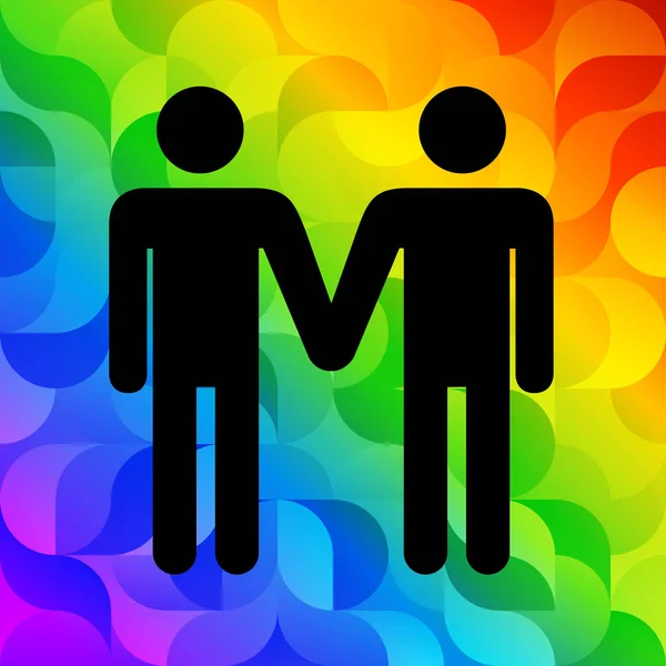 Εικονίδιο οικογένεια γκέι — Διανυσματικό Αρχείο