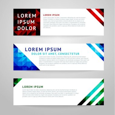 Soyut kümesi tasarım afiş