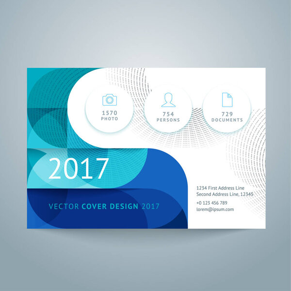 Set of abstract design banner templates