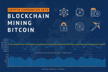 Blockchain arka plan ile kutsal kişilerin resmi