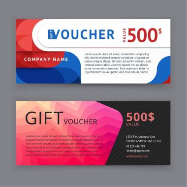 Hediye çeki şablonu 