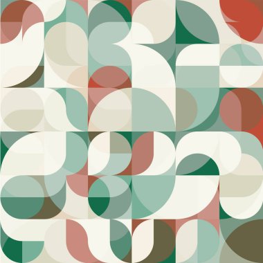 Arkaplan tasarımı, yazdırma, sosyal ağlar, ambalaj, tekstil, web için modern tarzda geometrik elementlerin vektör deseni.