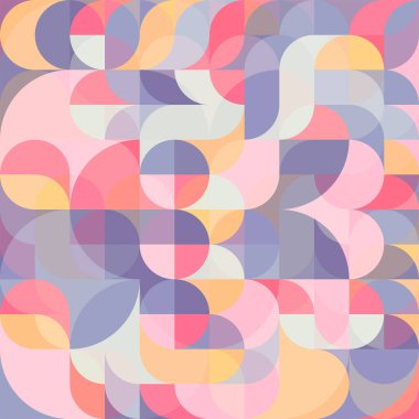 Soyut vektör renkli geometrik armonik dalga arkaplanı