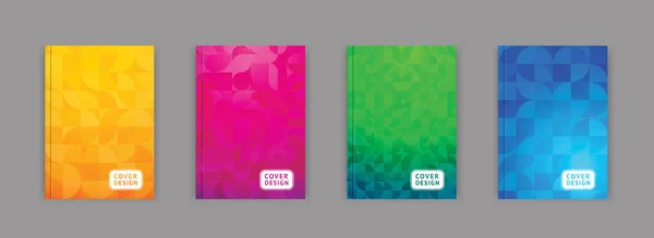 Ilustración vectorial de fondo de patrón abstracto de color brillante con textura de gradiente de línea para un diseño de cubierta dinámico mínimo. Poster, flyer, templat, magazine, web — Vector de stock