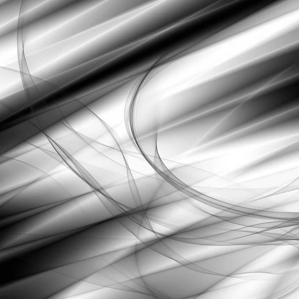 Argento sfondo illustrazione astratto flusso design — Foto Stock