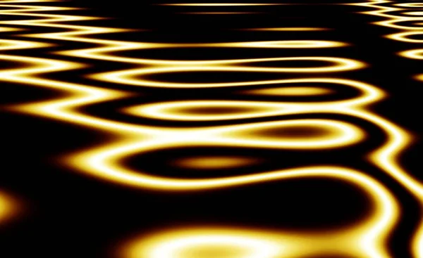 Golden Heat Liquid Abstracte Textuur Decor Achtergrond — Stockfoto