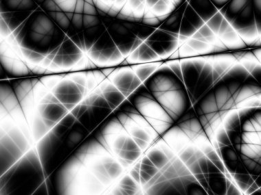 Fantezi arkaplan sanatı güç monokrom tasarımı