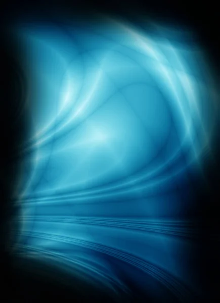 Magic Art Abstracte Blauwe Achtergrond — Stockfoto