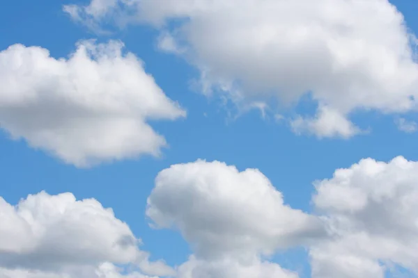 Небо Красивое Летнее Искусство Голубом Фоне — стоковое фото