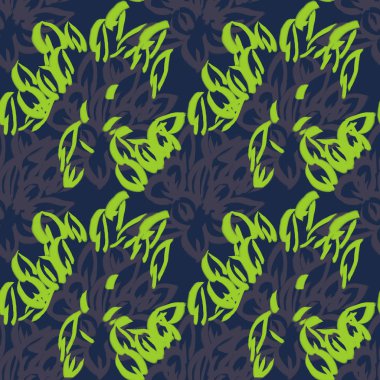 Geometrik sulu boya Dikişsiz desen soyut el boyalı