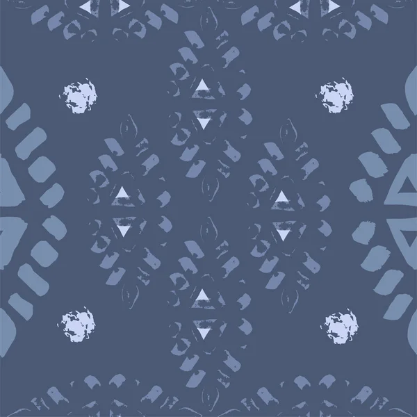 Abstrait dessiné à la main simple vecteur ethnique sans couture motif textur — Image vectorielle