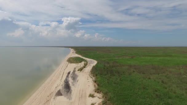 Mare, spiaggia, spiedo di mare — Video Stock