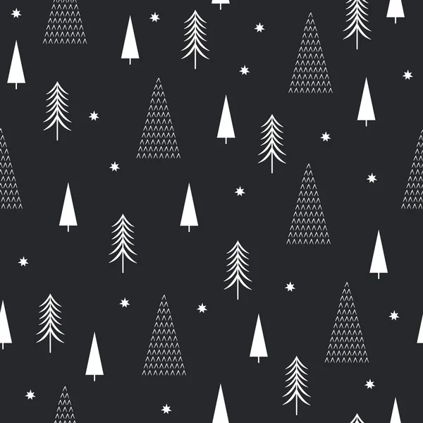 Vánoční bezešvé vzory — Stockový vektor