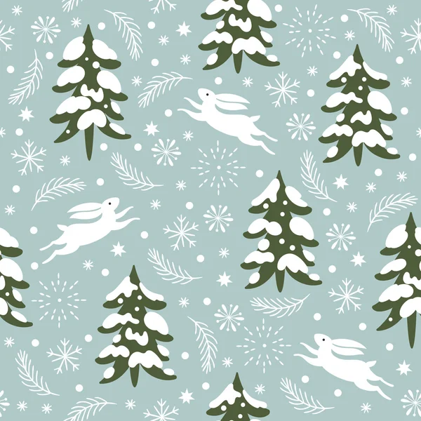 Christmas seamless pattern — Stock Vector