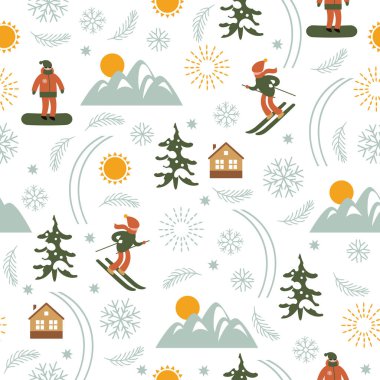 Ski Resort Seamless Modeli