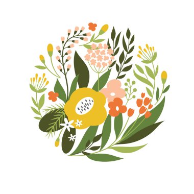 Güzel çiçek çizimi