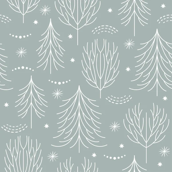 Winter thema patroon — Stockvector